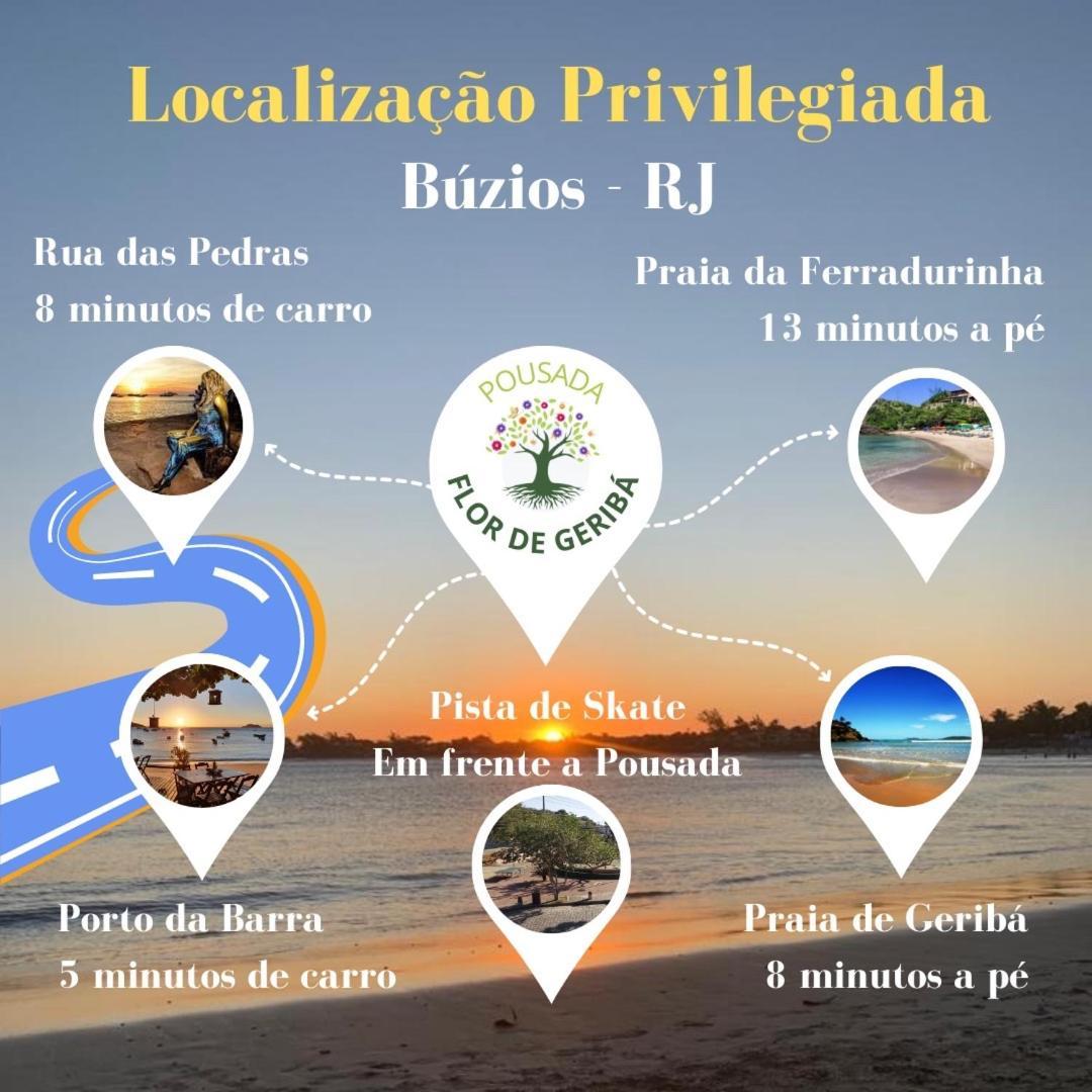 Pousada Flor De Geriba Búzios Kültér fotó